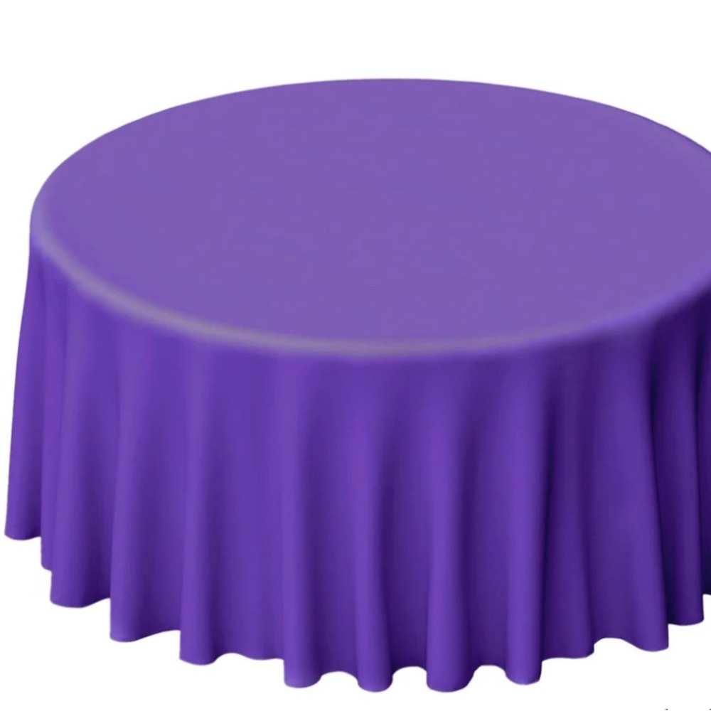 Vibrant Purple Dining Tablecloth for Elegant Table Settings